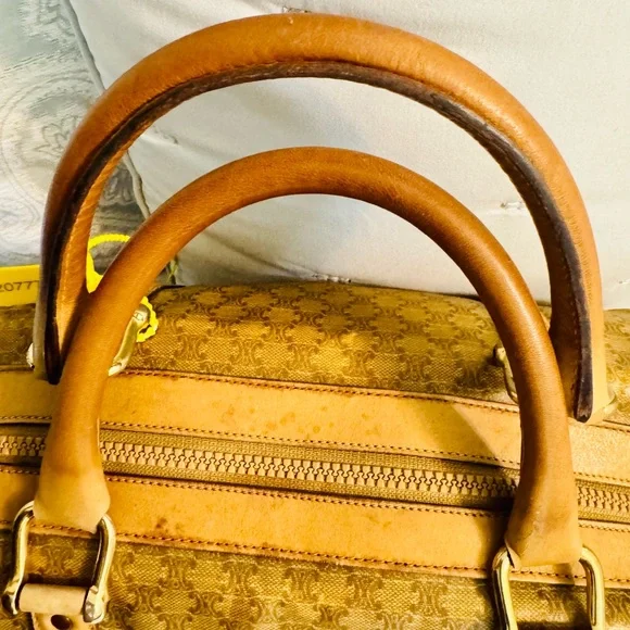 Celine Beige and Tan Satchel - Picture 10 of 16